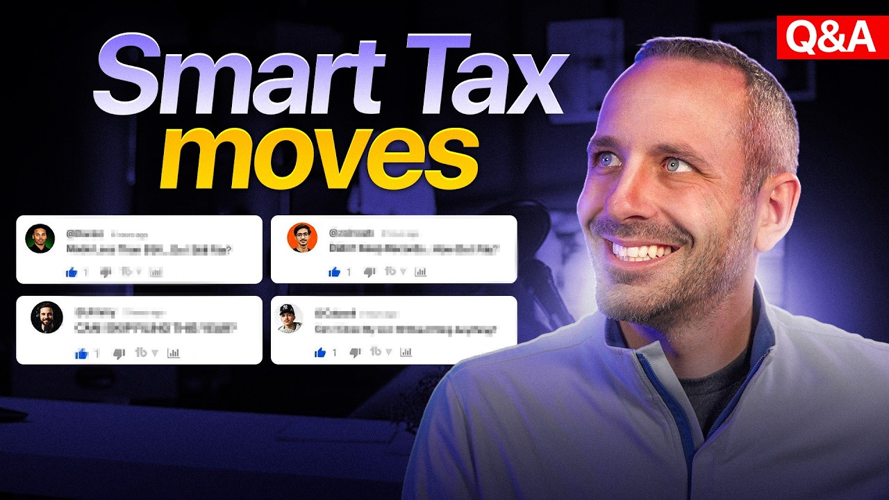 Business owner reviewing tax questions about S Corps, deductions, and business tax planning