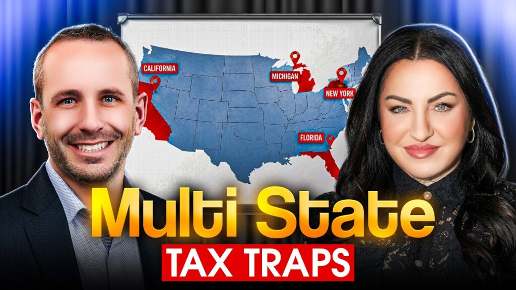 Small business owner reviewing state tax nexus, remote employee, and out-of-state sales tax obligations