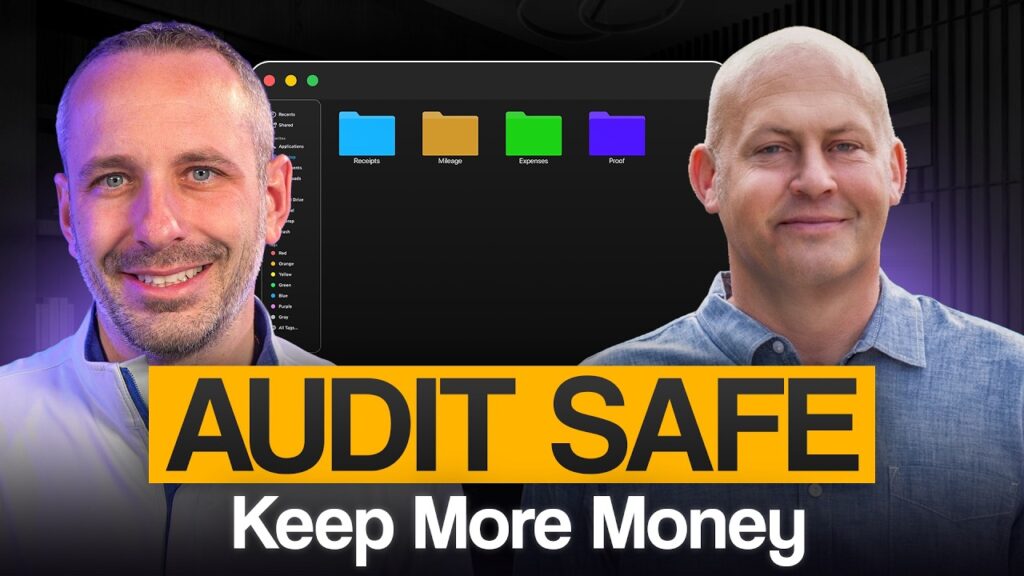 Audit-proof deductions supported by organized business receipts, mileage logs, and expense documentation
