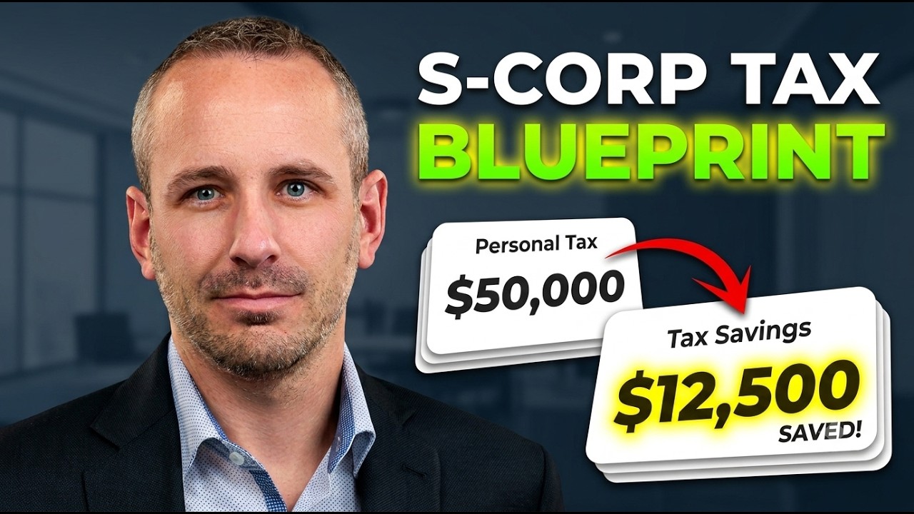 Business owner reviewing S Corp tax savings, salary, distributions, and payroll costs