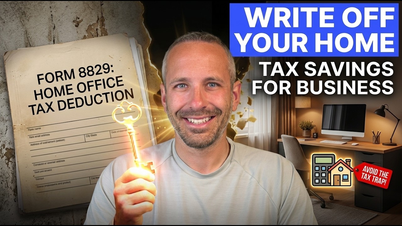 Small business owner working from a dedicated home office for the home office deduction